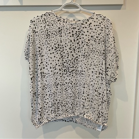 Kaffe Short Sleeved polka dot blouse. - Picture 1 of 5